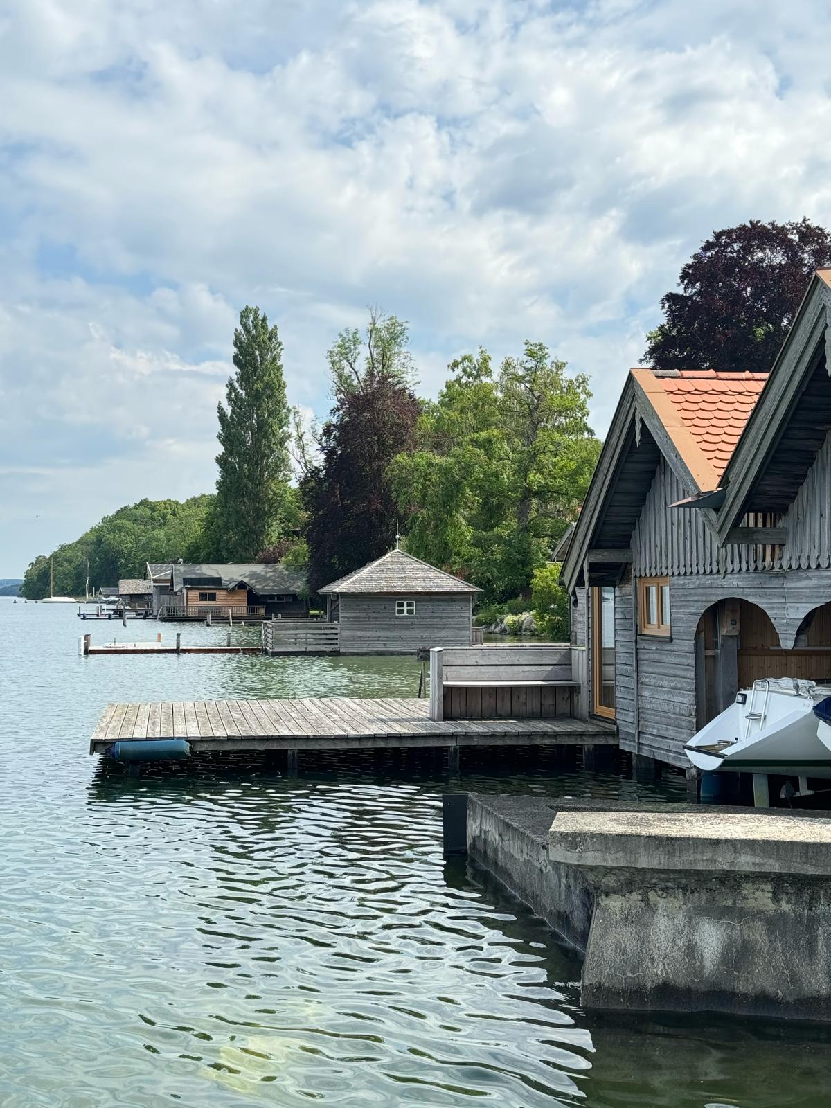 Eisbaden Starnberger See Celita Spinner Boothaus